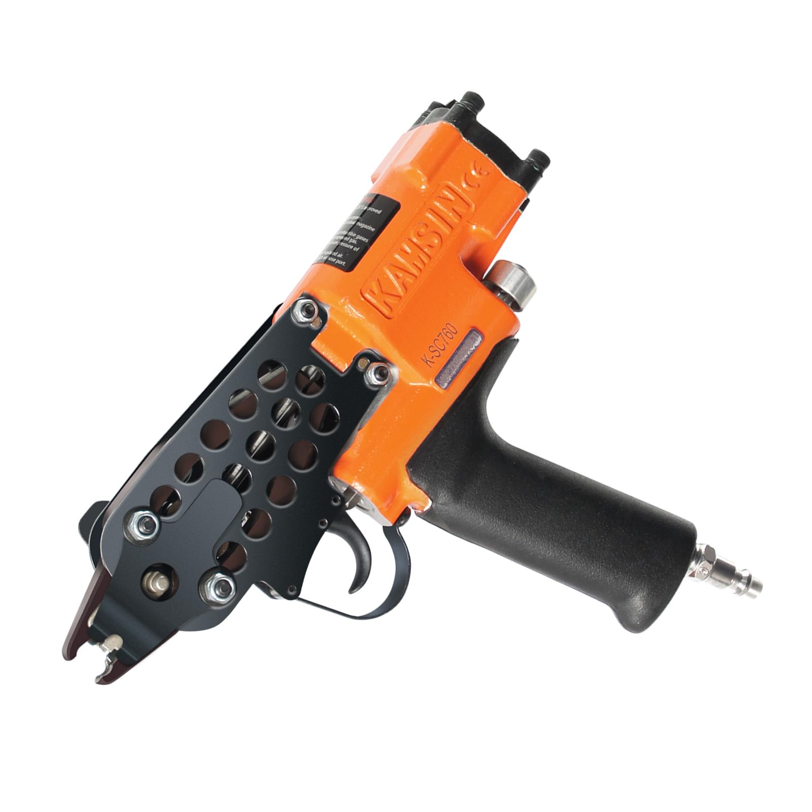 KAMSIN K-SC760 Pistola pneumatica ad anello a C, calibro 16, Diametro di chiusura di 3,0 mm Strumento di pinza per anelli di maiale a risparmio di manodopera per gabbie