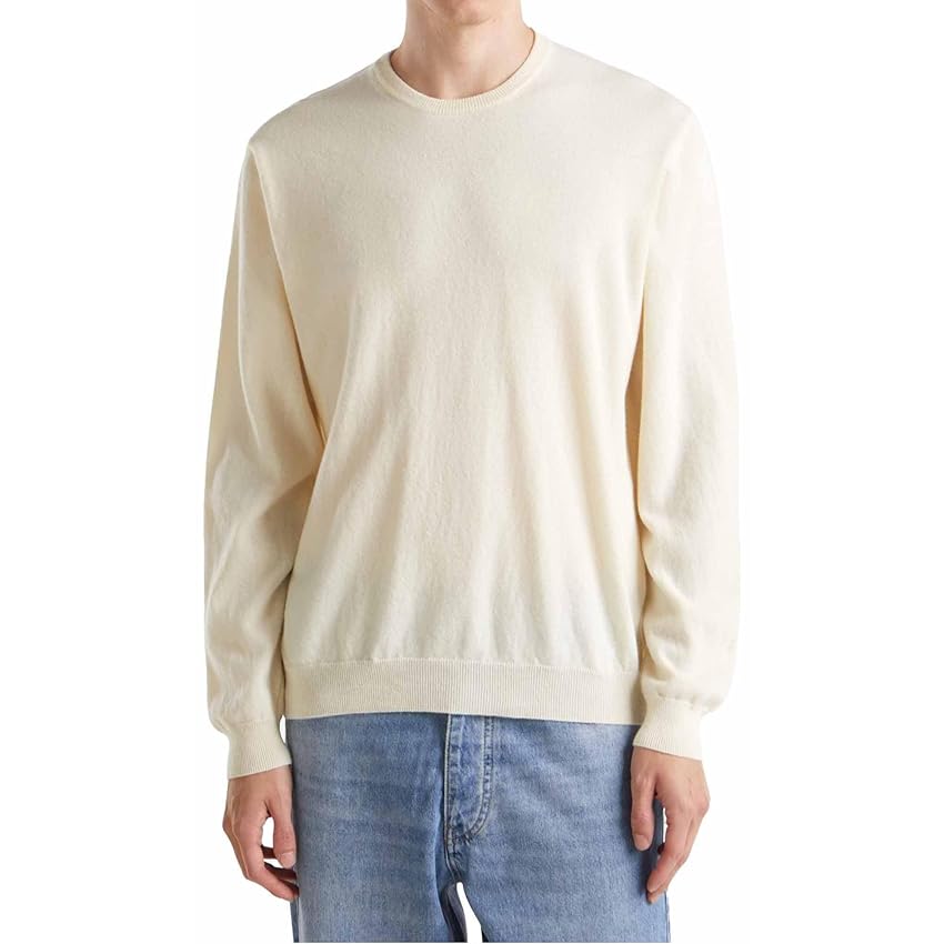 United Colors of Benetton Maglia G/C M/L 1002u1g34 Uomo, Panna 000New, L