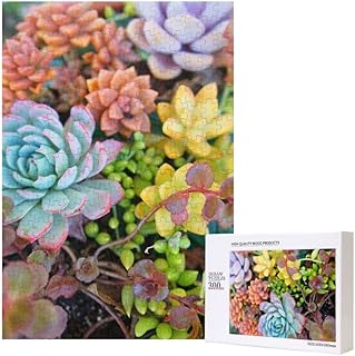 Custom Jigsaw Puzzles from Photos Custom Puzzle 300/500/1000 Pieces, Personalized Wooden Puzzle for Mother Father Holiday Birthday Wedding Present, 300 Pieces-Style1