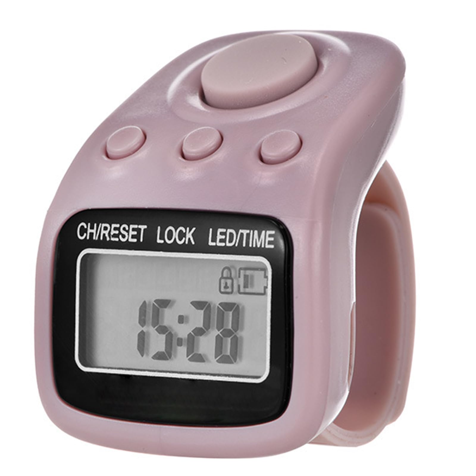 Finger Counter 6 Channels Digital Counter Clickers Handheld Portable Tasbeeh with Case Resettable Clickers Portable Counting Device