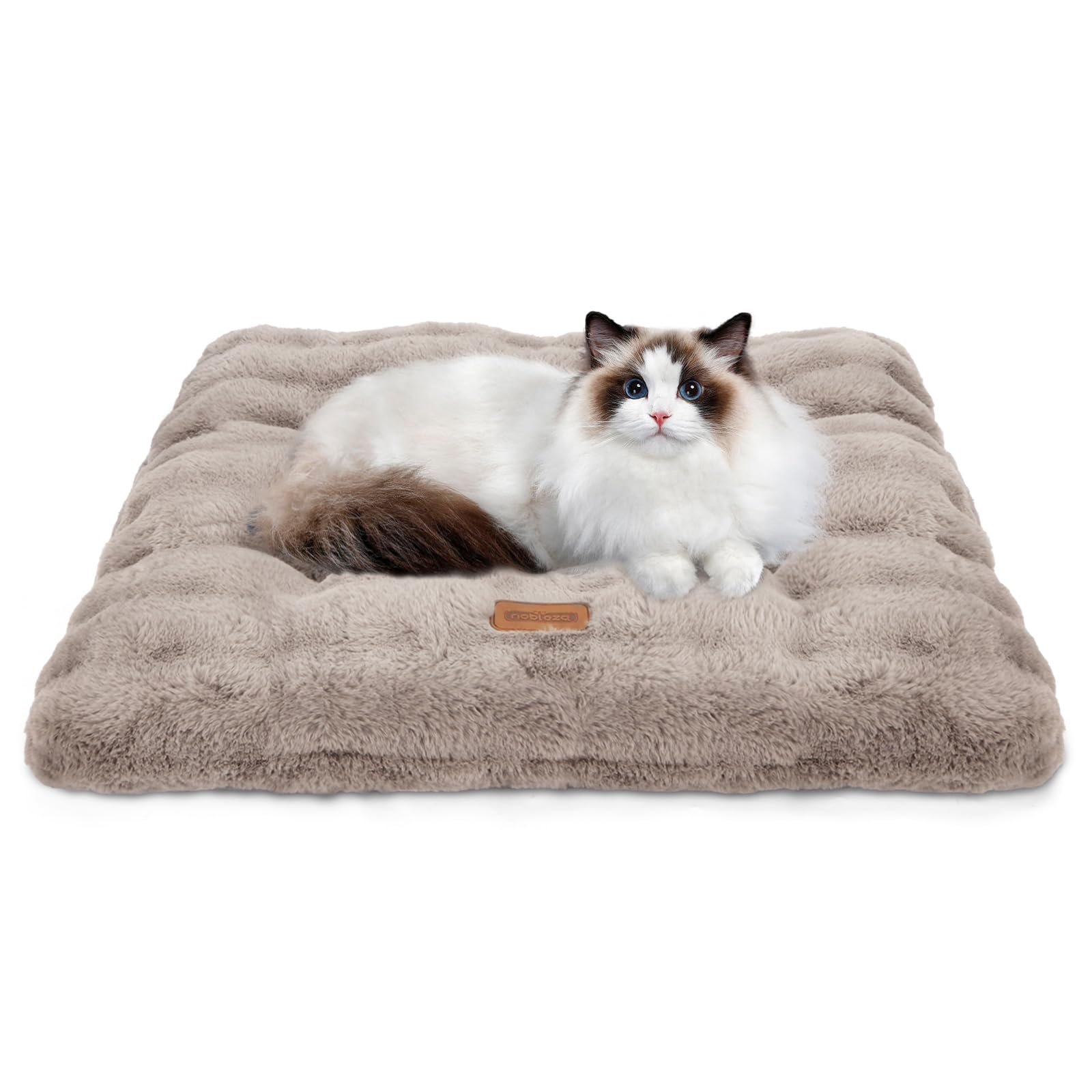 Nobleza Cat Puppy Bed Mat, Fluffy Bubble Fleece Cat Beds for Indoor Cats Puppy Warm Small Dog Cushion, Soft Plush Pet Cushion