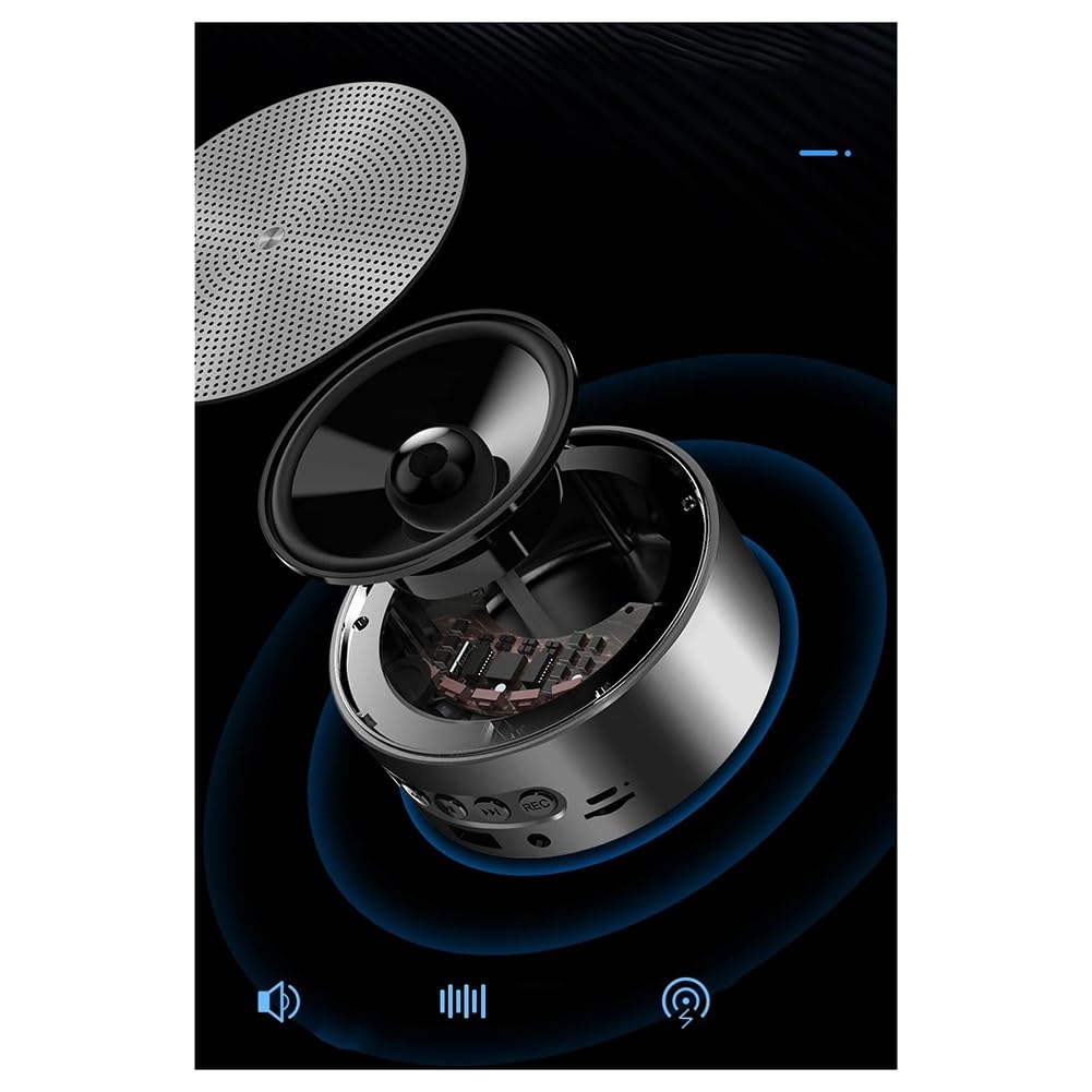 Altoparlante con Orologio Cablato/Wireless Altoparlante Portatile Bluetooth Altoparlante con Microfono Dedicato per Guida Turistica per Insegnanti