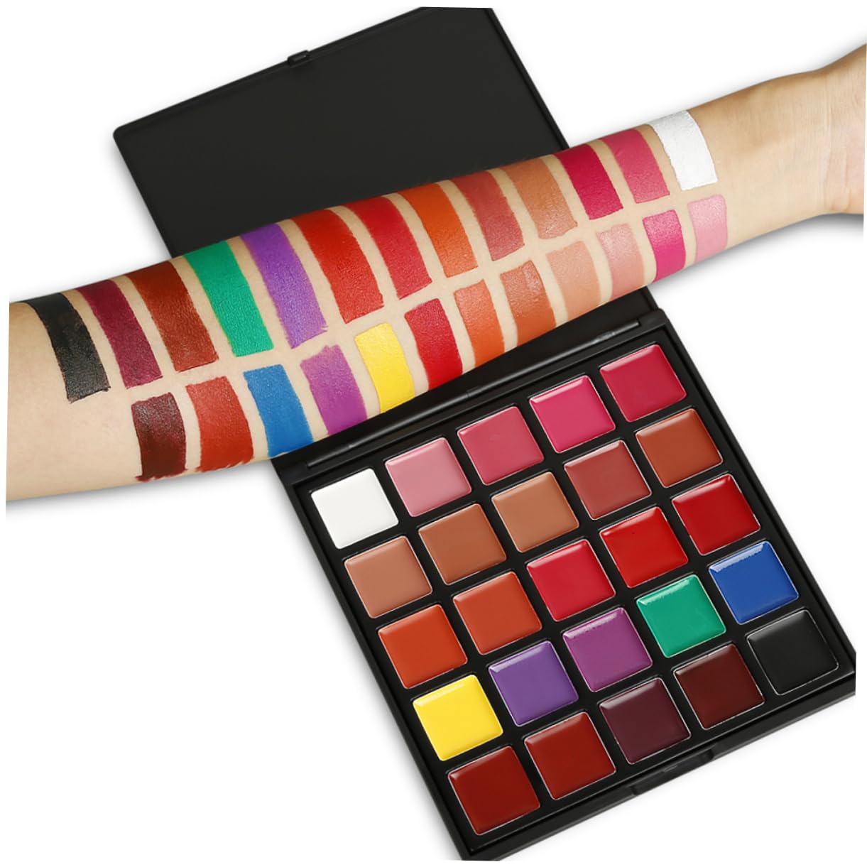 Paleta de Brillo de Labios de 25 Colores, Cosmética