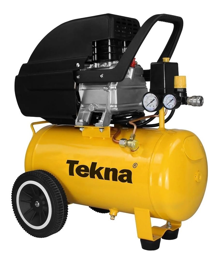 Compressor de Ar 2,5HP | Reservatório 24L | 220V | 8 PCM | 120 PSI | 2 Saídas de Ar | 2
