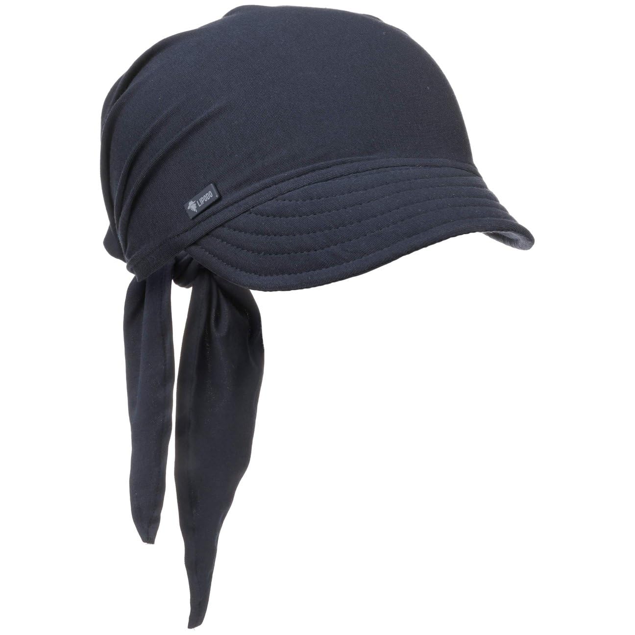 Lipodo Bandana avec Visiere Femme - Made in Italy Casquette de Soleil D'Ete en Coton Ete Printemps-ete