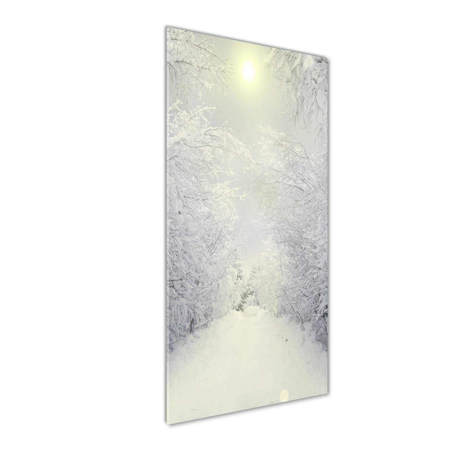 Déco mural derrière le plastique 50x125cm transformez votre salon en refuge hivernal calme