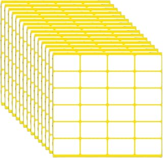 360 Pcs Small Sticky Labels Matte White Labels Stickers Blank Adhesive Labels Address Labels Stickers Price Labels Name Labels for Home Office File Folders Envelopes (25-x-42)