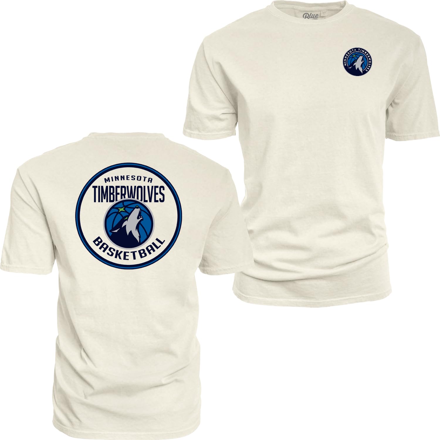 Blue 84 NBA Officially Licensed T-Shirt Ringspun Front/Back Ivory