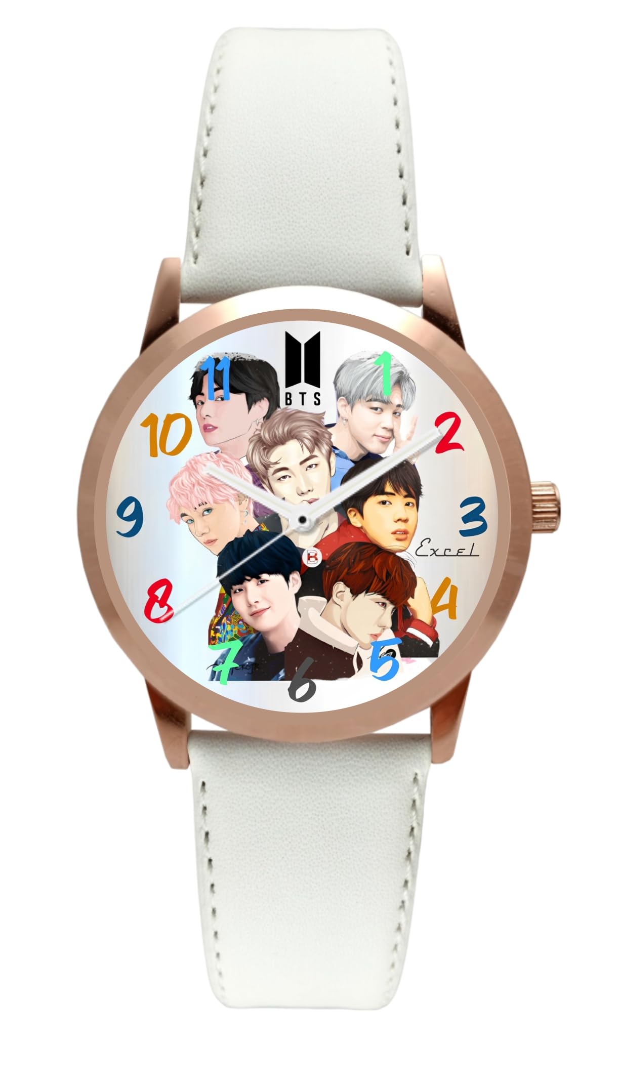 BTS White Rosegold Watch | Girls | Premium Rosegold Watch (B0BQYZT644) Amazon Price History, Amazon Price Tracker