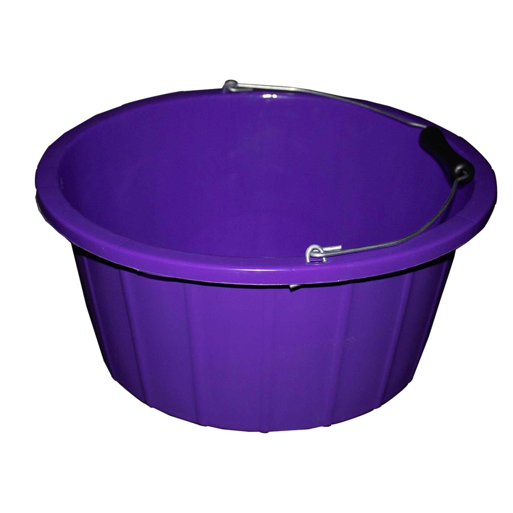 Red Gorilla Purple Premium Shallow Bucket For Home Garden Stable Or Builders Bucket With Metal Handle Heavy Duty 15 Litres Capacity (Purple)