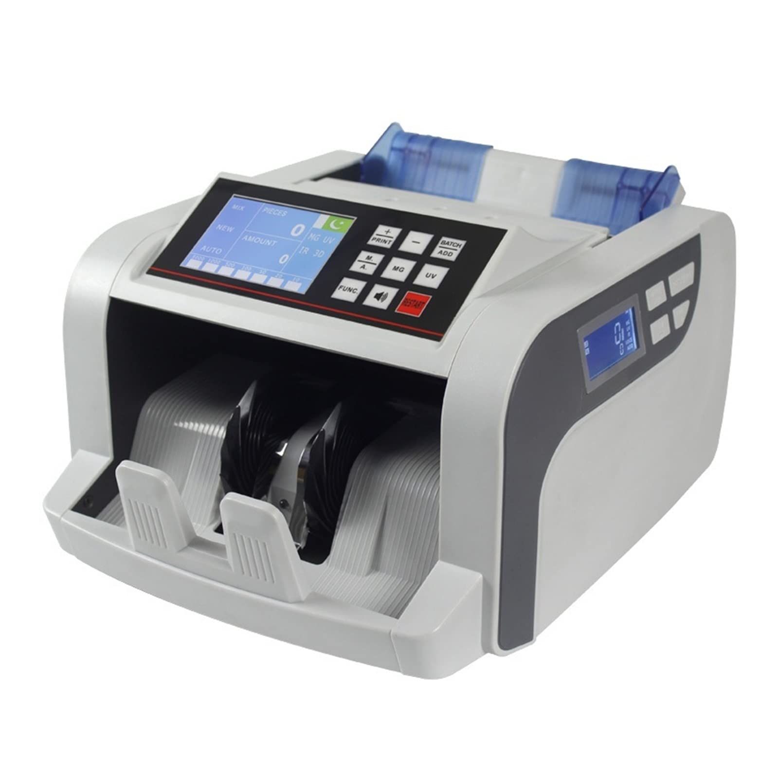 Rilevatore di note false con banco di denaro da 2820p PKR USD EUR Bill Counter Pakistani Rupee Money Counting Machine