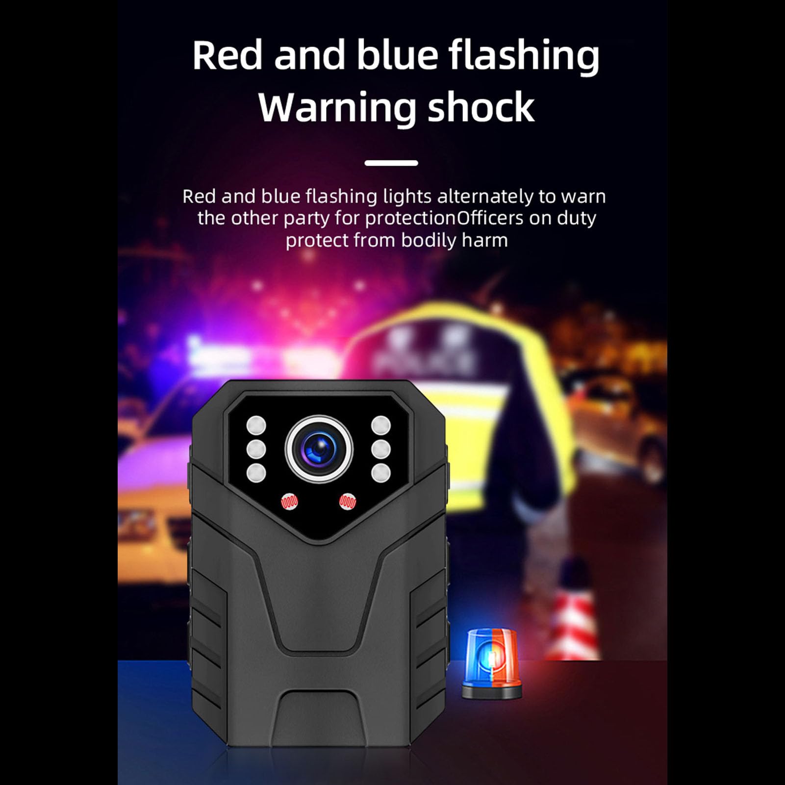 1296P HD Body Camera, I826 1296P HD Night Detekcja Ruchu Nagrywanie w Pętli Nagrywanie na Ciele Zużyta Kamera Konstrukcja z Klipsem z Tyłu Lekki Przenośny do Rejestratora