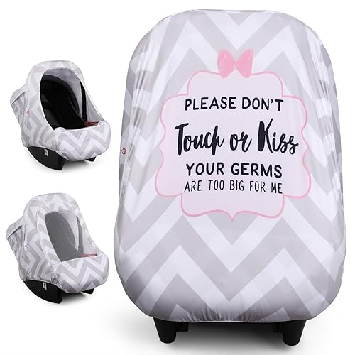 Metplus Funda de asiento de automóvil 2 en 1, funda multiusos para asiento de automóvil de bebé con parasol de privacidad, protege el asiento de