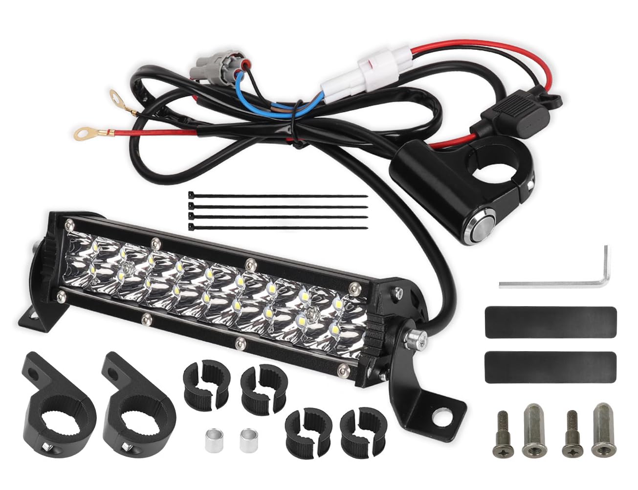 Amazon.com: Dirt Bike LED Headlight Bar & Upgrade Mounting Bracket