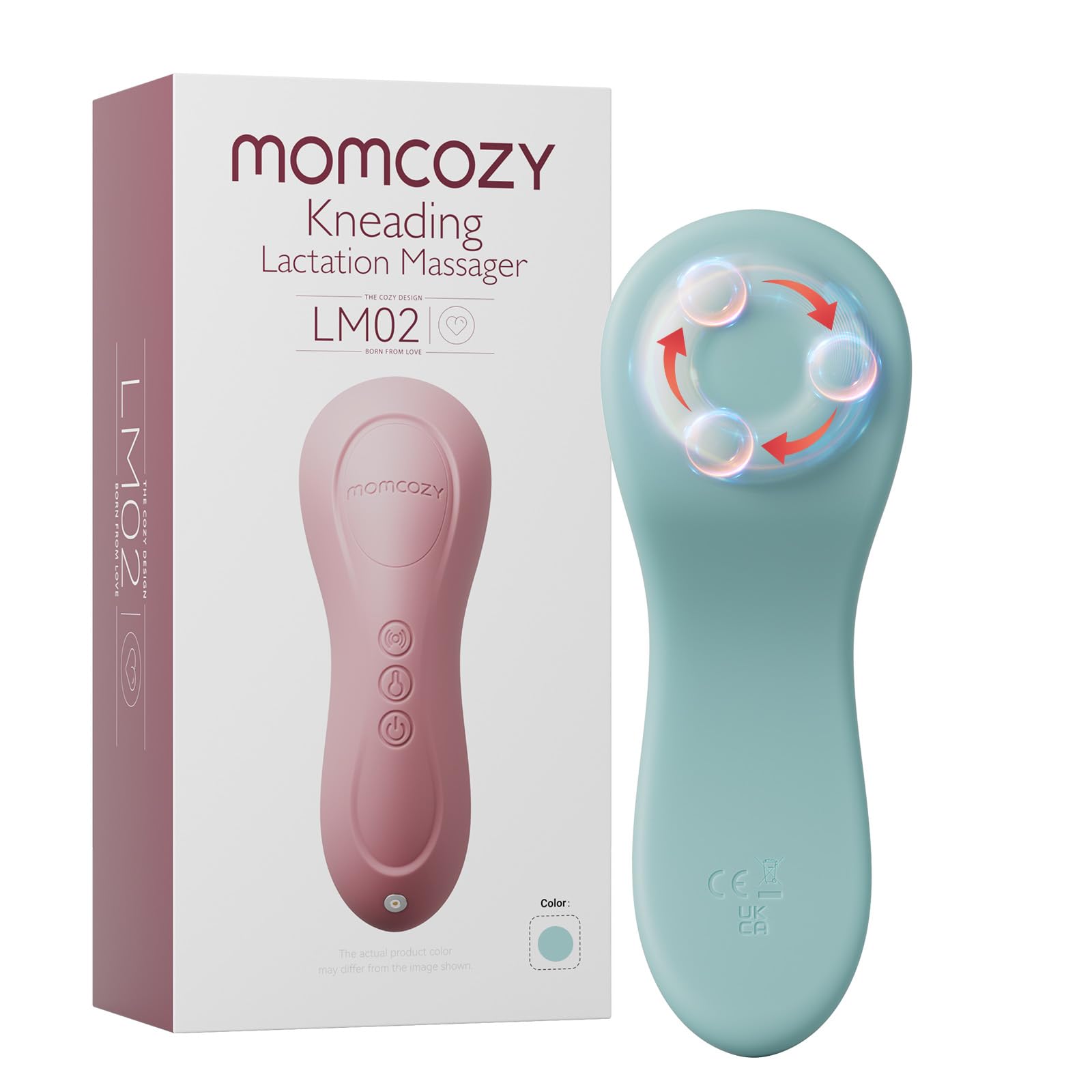 Momcozy Rolling Lactation Massager With Heat 3 In 1 Real