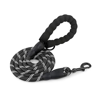 AXILA Dog Leash | 3M Reflective Leash for Dogs | Heavy Duty Dog Rope for Small to Large Dogs | Comfortable Padded Handle 5 Feet Dog Leash for Puppy, Giant Sized Dog (1.5 Meter-5 Feet 1.2 cm Diameter