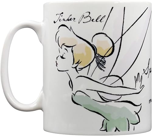 Miniatura 3 de Tinkerbell Pyramid International MG24052 (Magic) - Taza oficial de cerámica para café y té, multicolor, 11 onzas