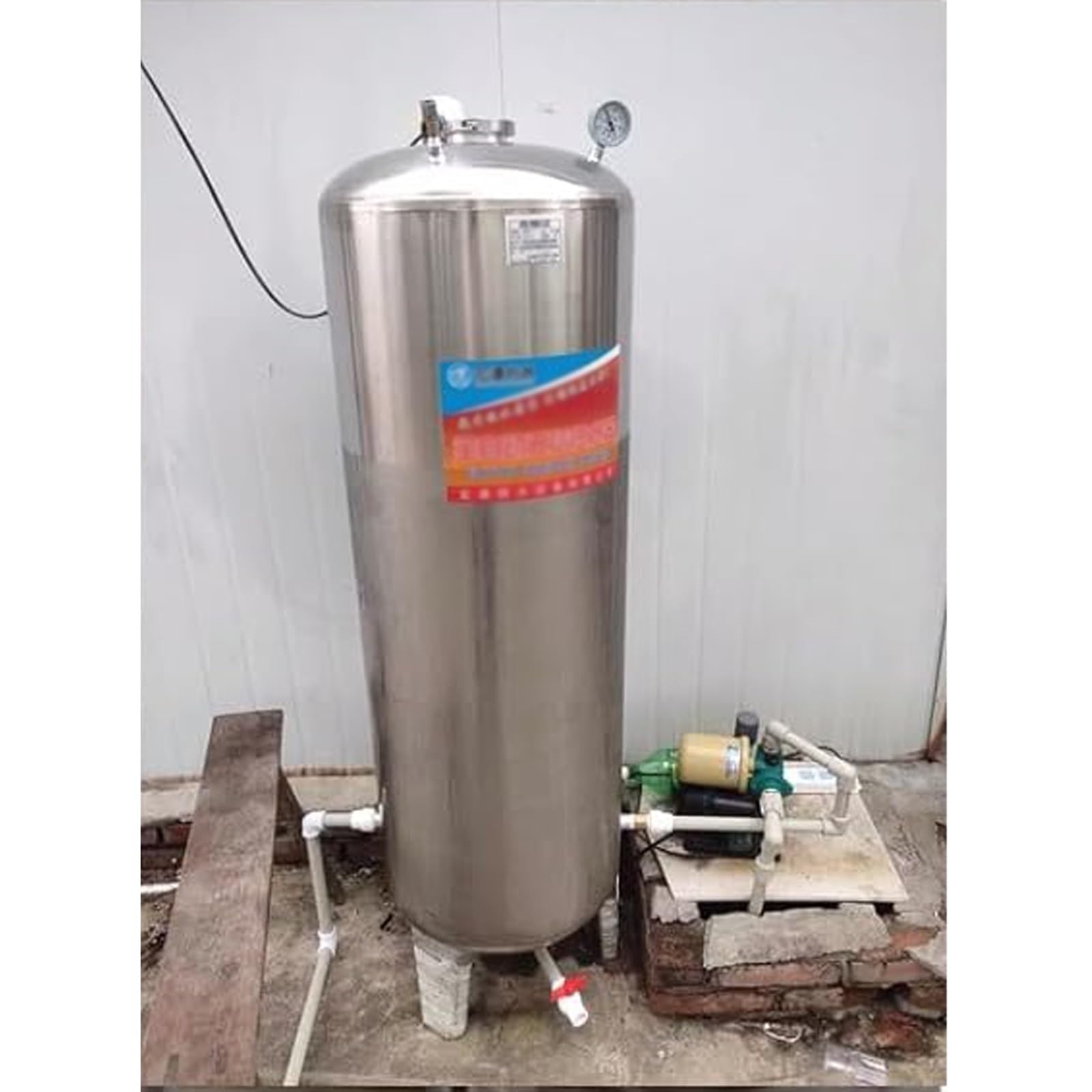 Depósito de presión de acero inoxidable para aspersor, agua caliente y almacenamiento de agua de emergencia