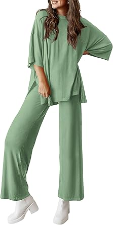 PRETTYGARDEN Two Piece Sets For Women Summer Fashion Lounge Matching Set 2025 Travel Vacation Airport Outfits Clothing