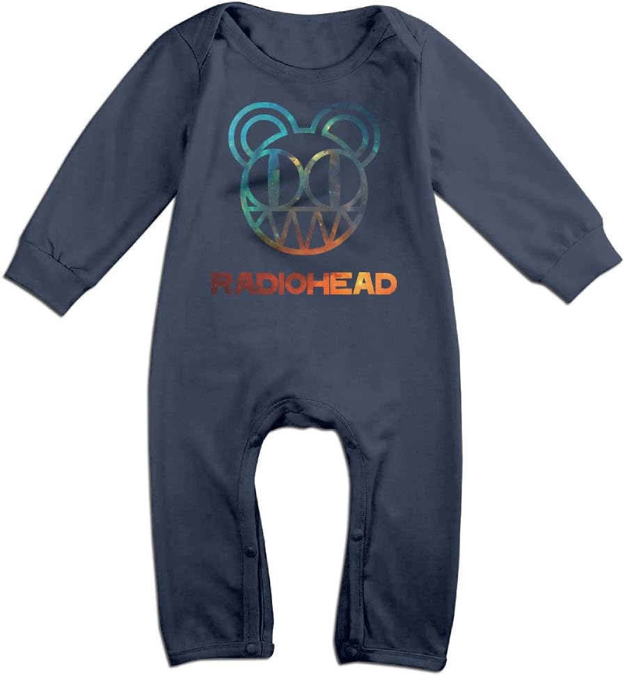 Radiohead Baby Fashion Jumpsuit Romper Climbing Clothes Navy