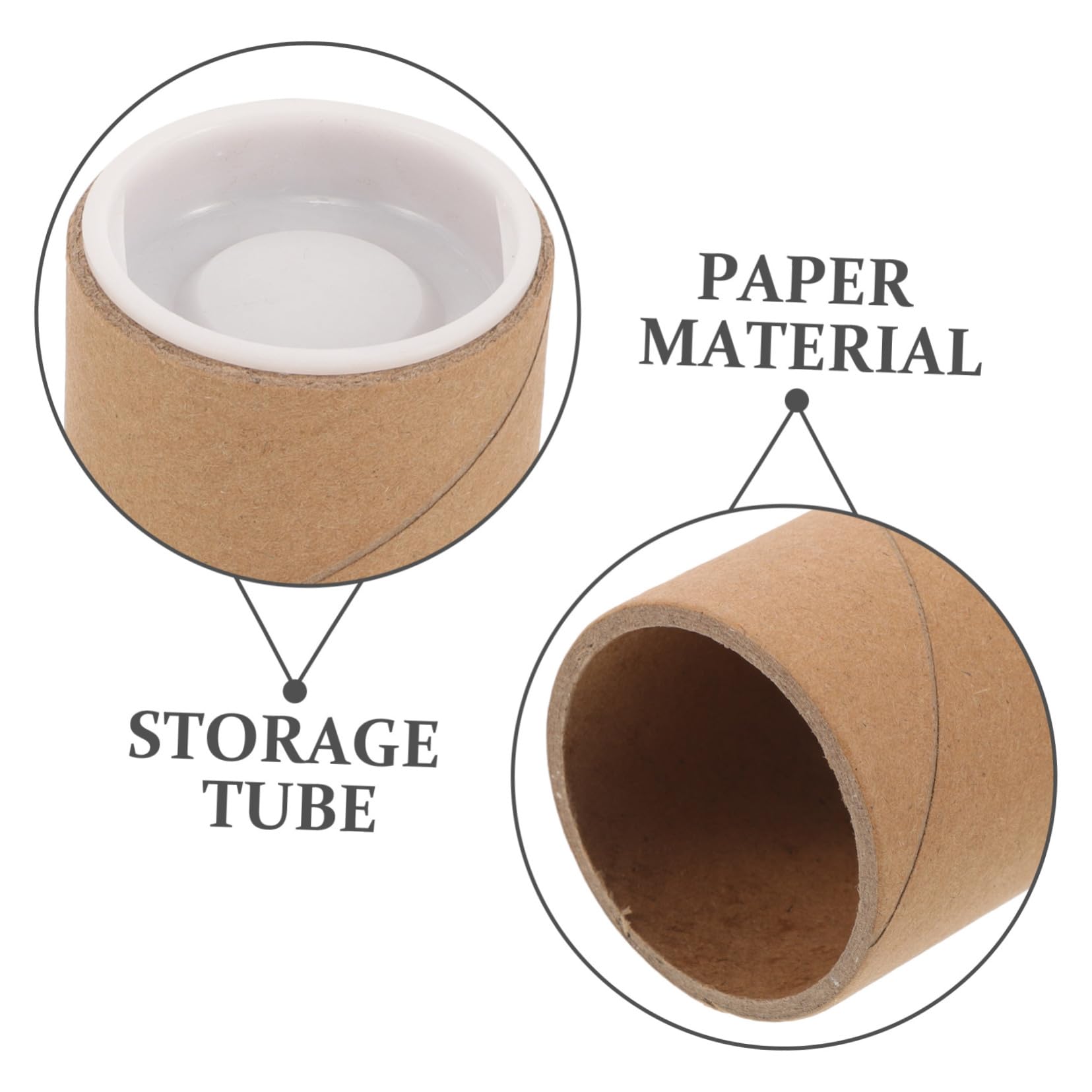 BESTYASH 3 Ensembles Tube De Tube En Papier Tubes Pièce De Monnaie De Pièces Tube De Stockage De Papier Stockage De Pièces Tube D'emballage Tube Rond Plastique 10 Pièces * 3