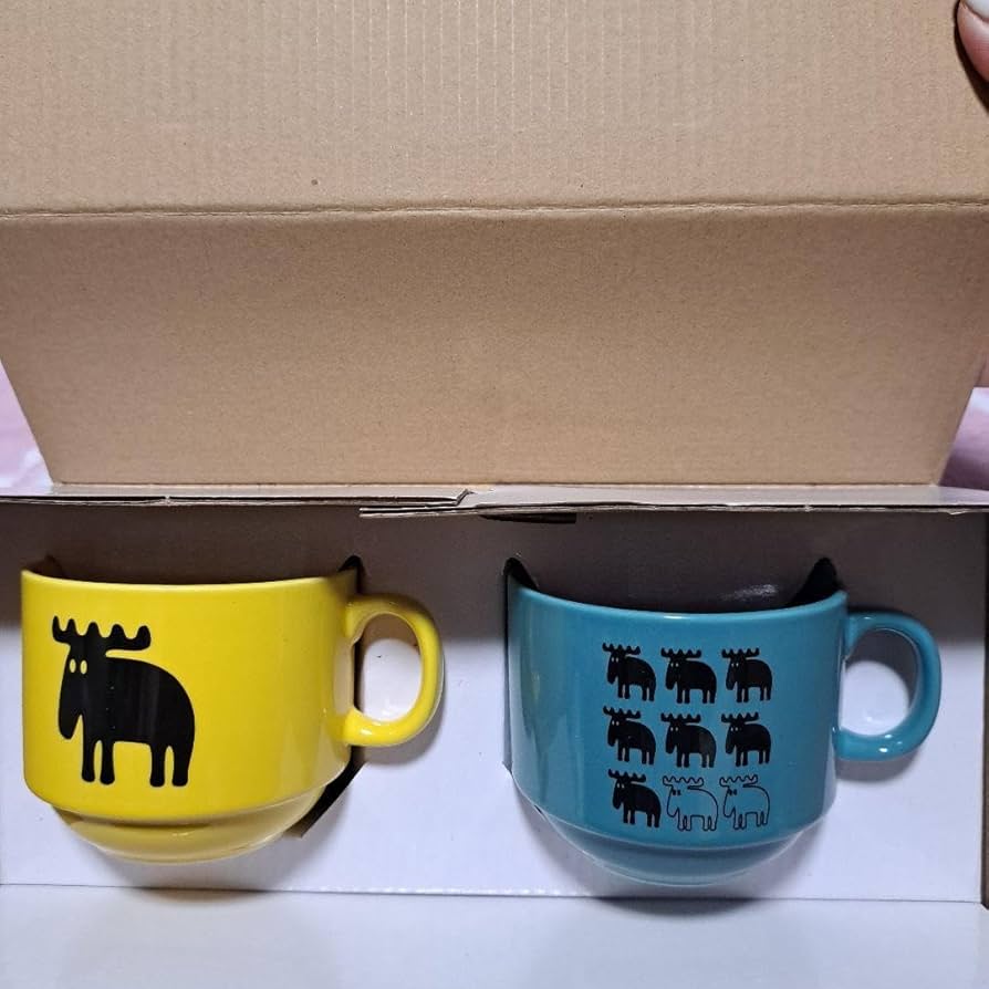 Amazon.co.jp: moz マグカップ イエロー ブルー : ホーム＆キッチン