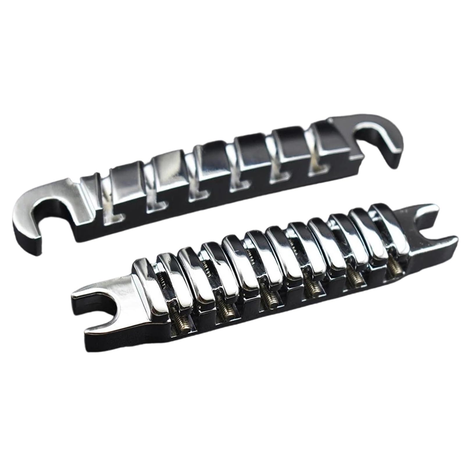 Standard Mostek Gitarowy Mostek I Końcówka Do Struny Gitarowej Lp Space 52MM Wiszące Indywidualne Części Zamienne Siodełka(Chrome)