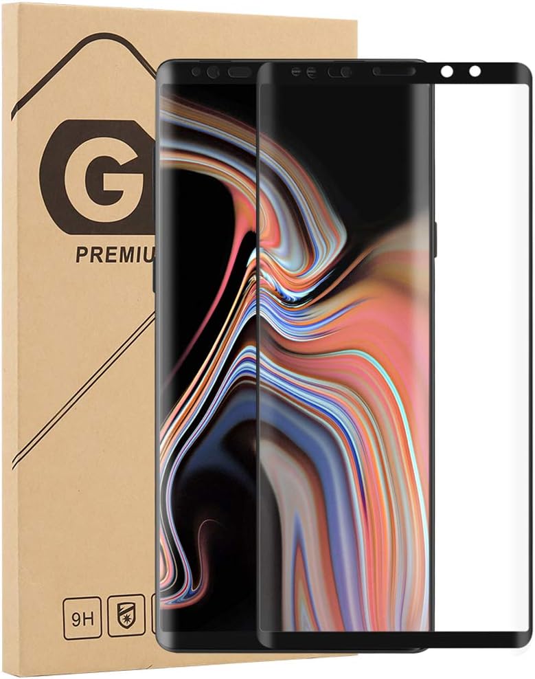 Galaxy Note 9 Screen Protector. YISCOR Bubble Free Case Friendly Tempered Glass for Samsung Galaxy Note 9 (HD Clear,Anti-Scratch)