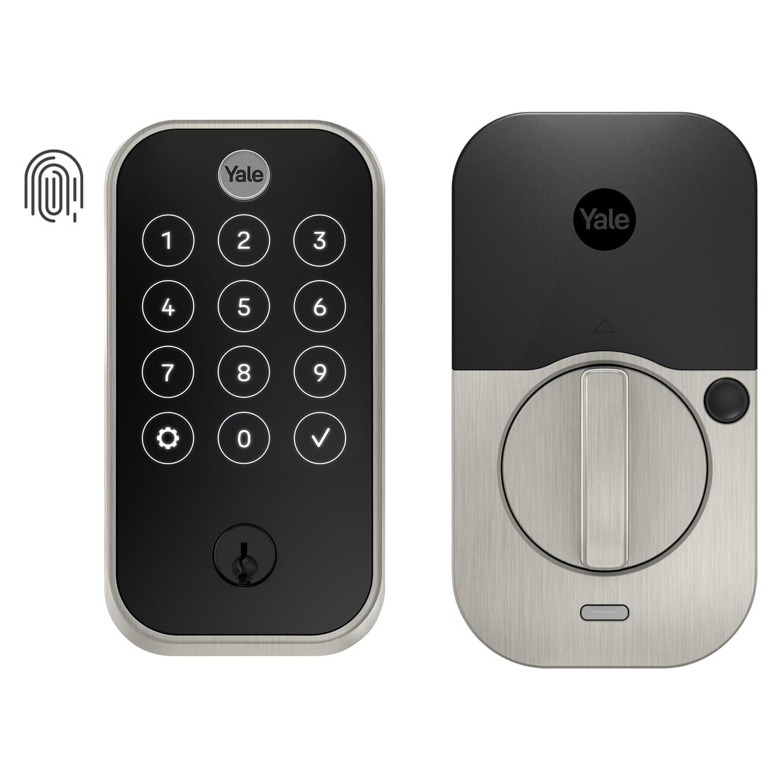 Yale Assure Lock 2 Touch Deadbolt, Satin Nickel Keyed Smart Entry