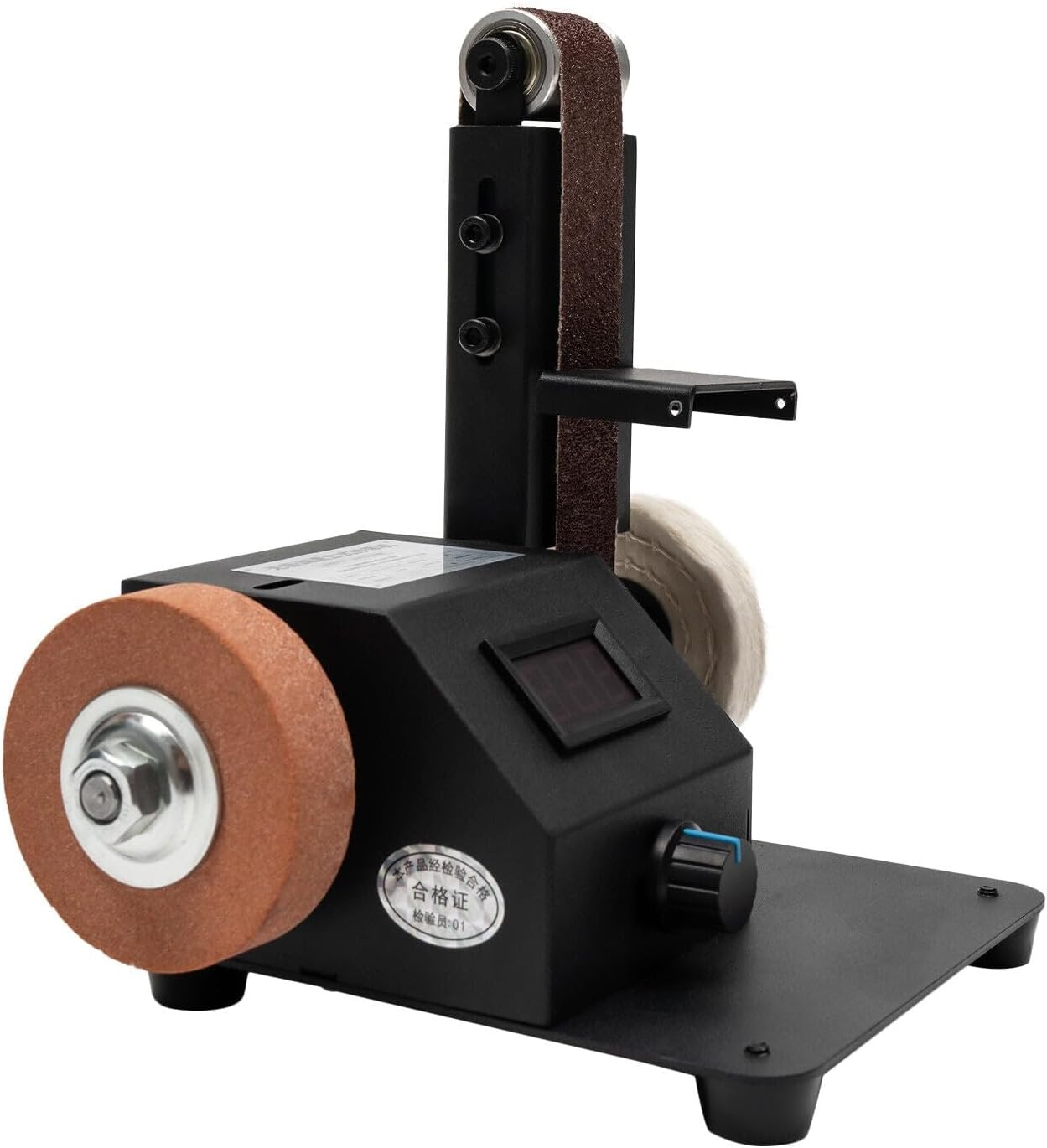 350W Electric Mini Belt Sander DIY Electric Belt Sander with 10PCS Abrasive Belt
