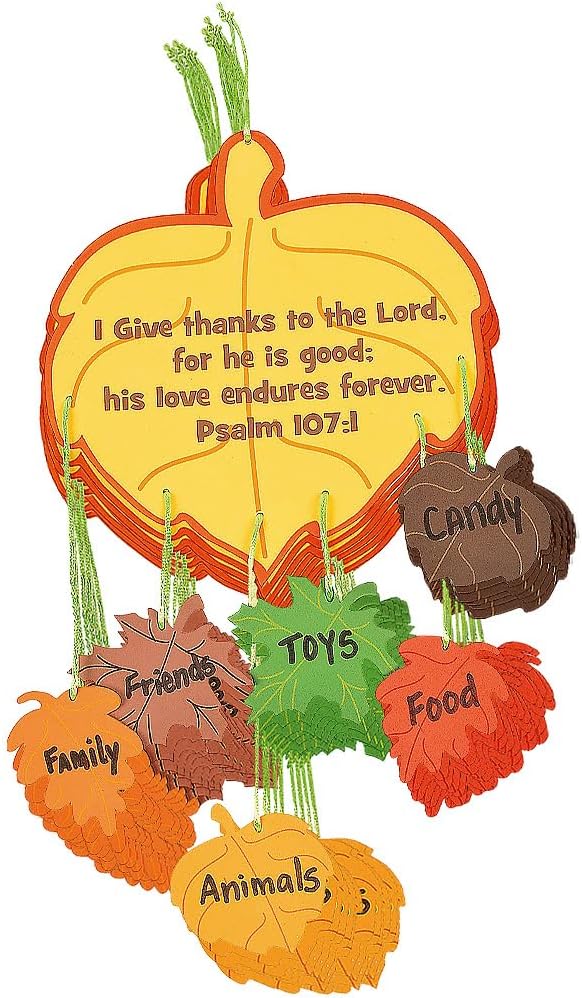 Thankful Leaves Mobile Craft Kit -Makes 12 - Crafts for Kids and Fun Home Activities