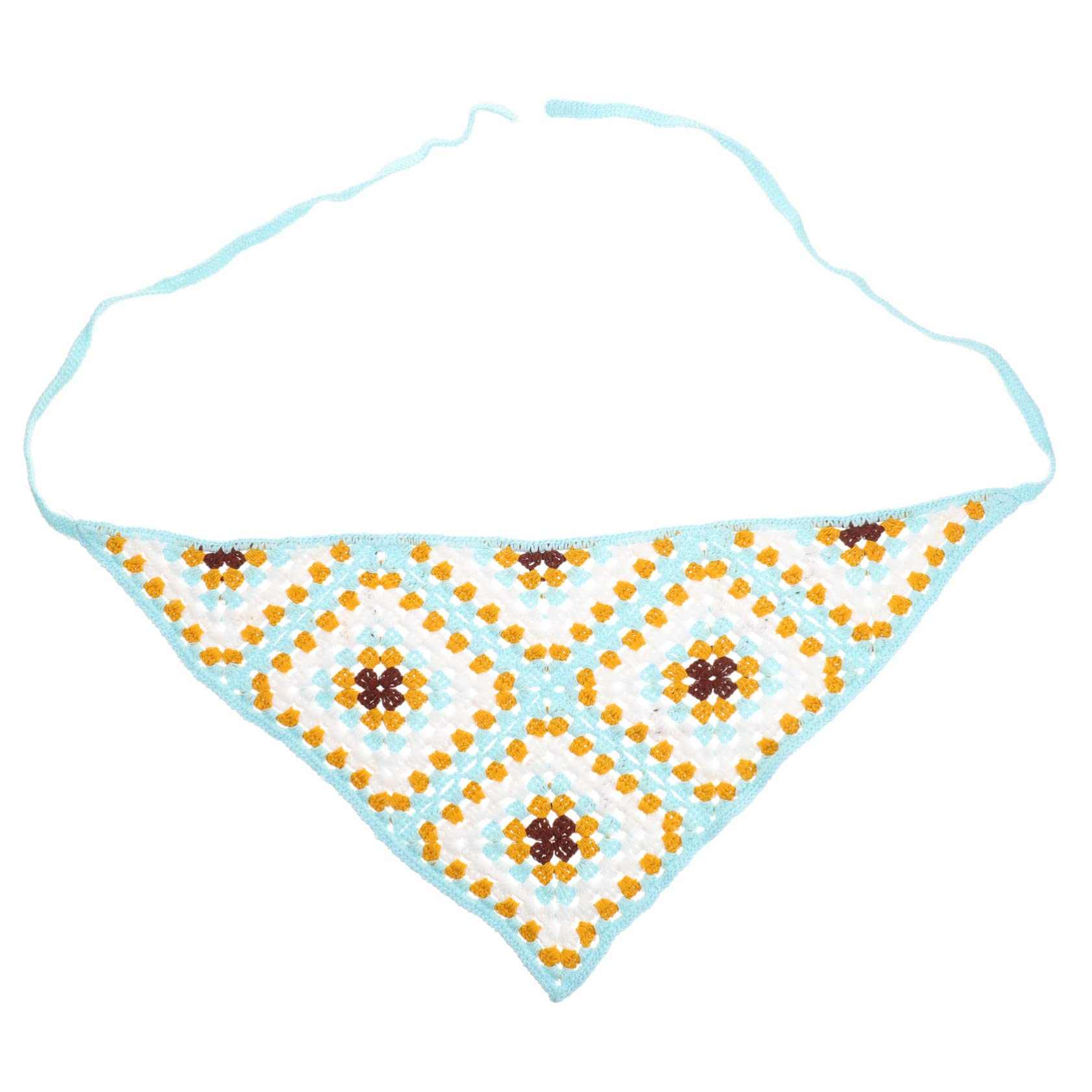 POPETPOP 5 Pezzi Bandana Per Donna Sciarpa Per All'uncinetto Elegante Accessorio Avvolgente