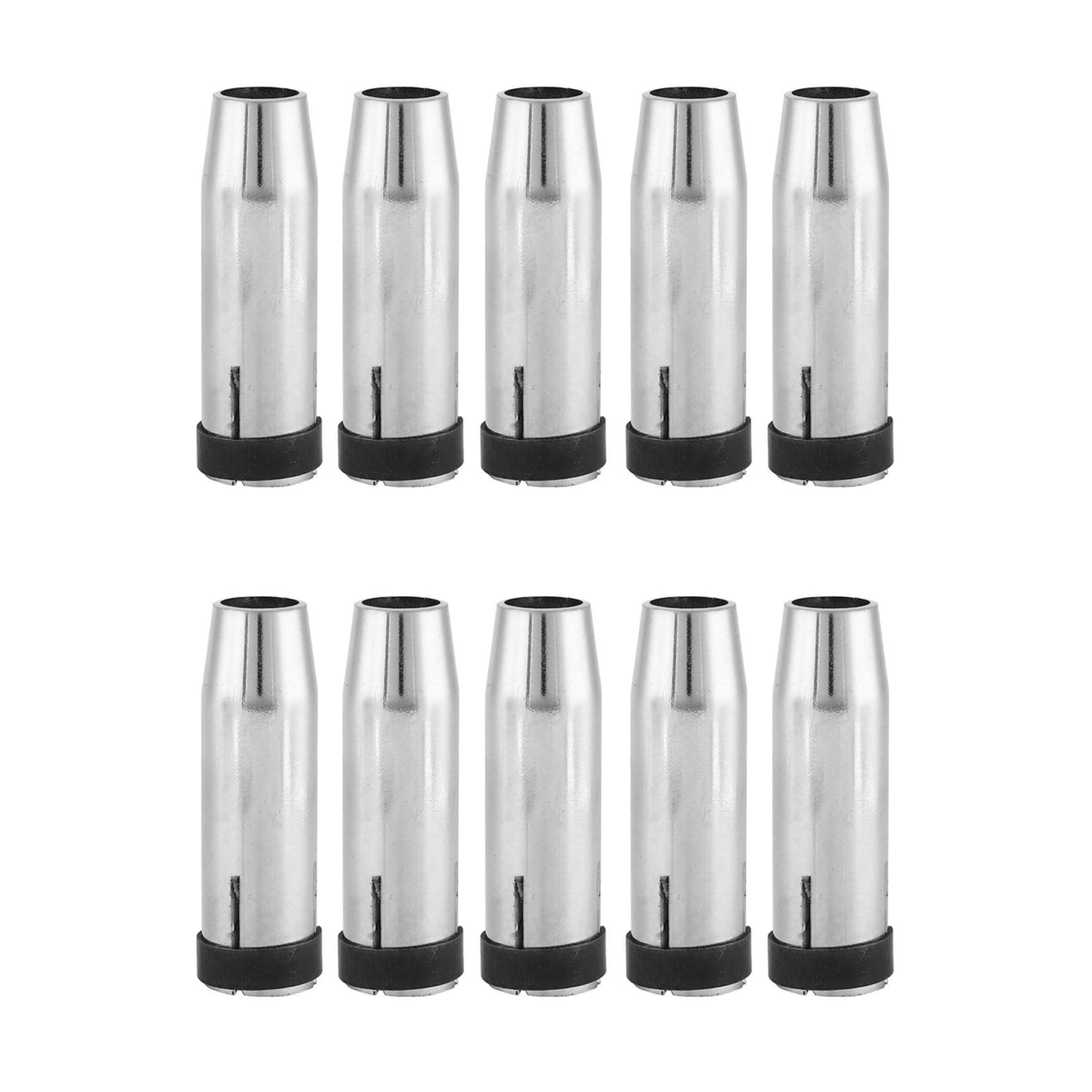 Jnchdghwa 10Pcs Gas Nozzle Replacement Parts for MB 24KD MIG Welding Torch