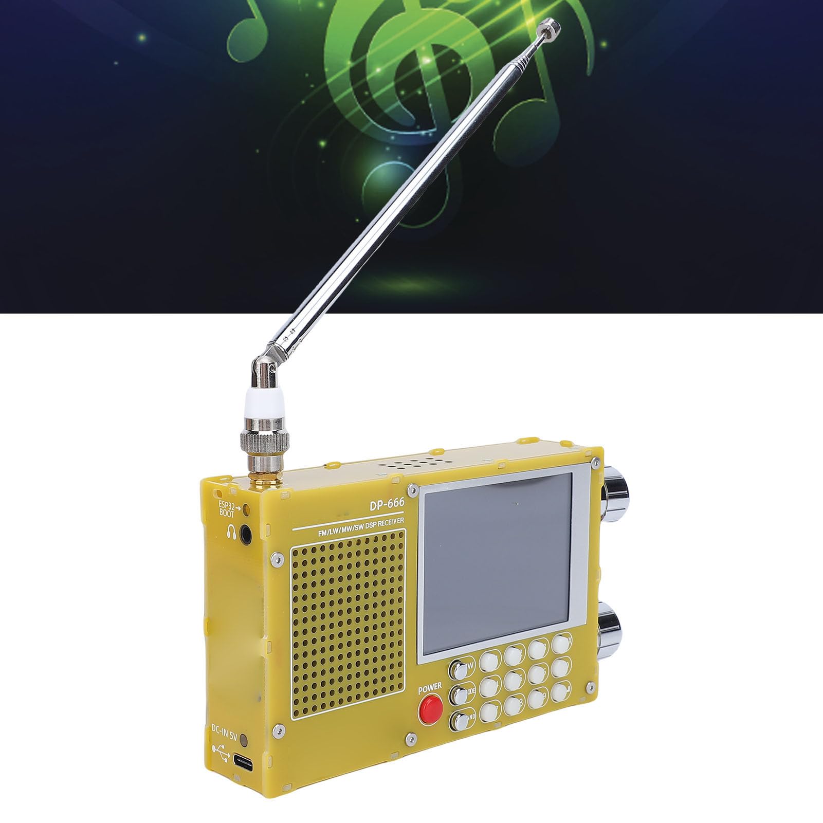 Amazon.com: fosa SDR Radio with TEF6686 & ESP32, Open Source Full