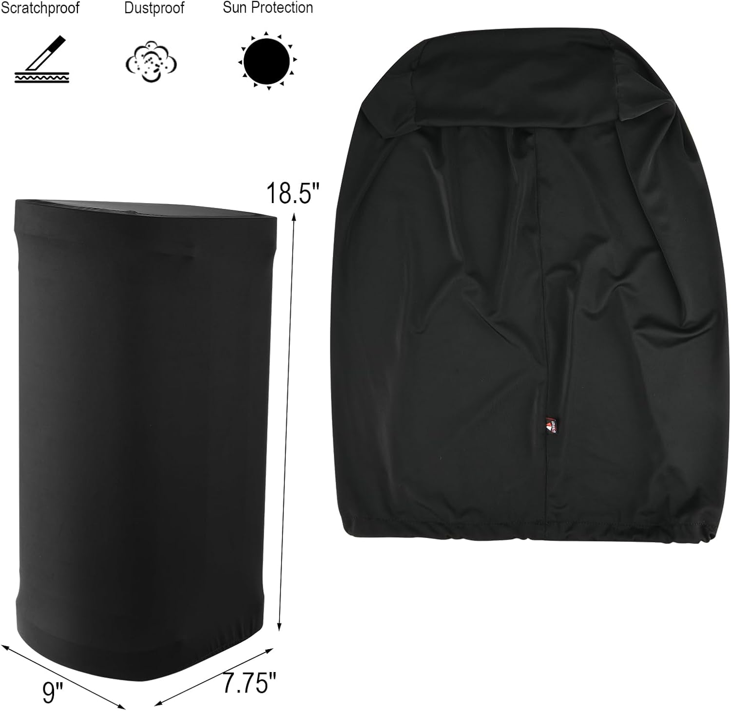 TXEsign Dust Cover Protective Case for Sony SRS-XV500 &SRS-XP500 X-Series, Stretch Speaker Cover Dust Case with Elastic Band for Sony XV 500 - Image 3