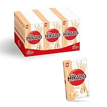Mikado Biscotto Ricoperto di Cioccolato Bianco, 24 x 70 g