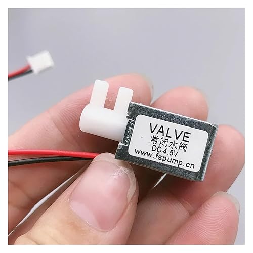Miniatura 3 de DC 4.5V 6V 12V 24V Mini electroválvula eléctrica N/C normalmente cerrado micro agua líquido interruptor de control de flujo para bomba (modelo B 6V)
