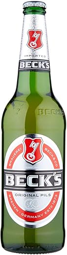 Beck'S Beer Bottle 660 x 6 ml