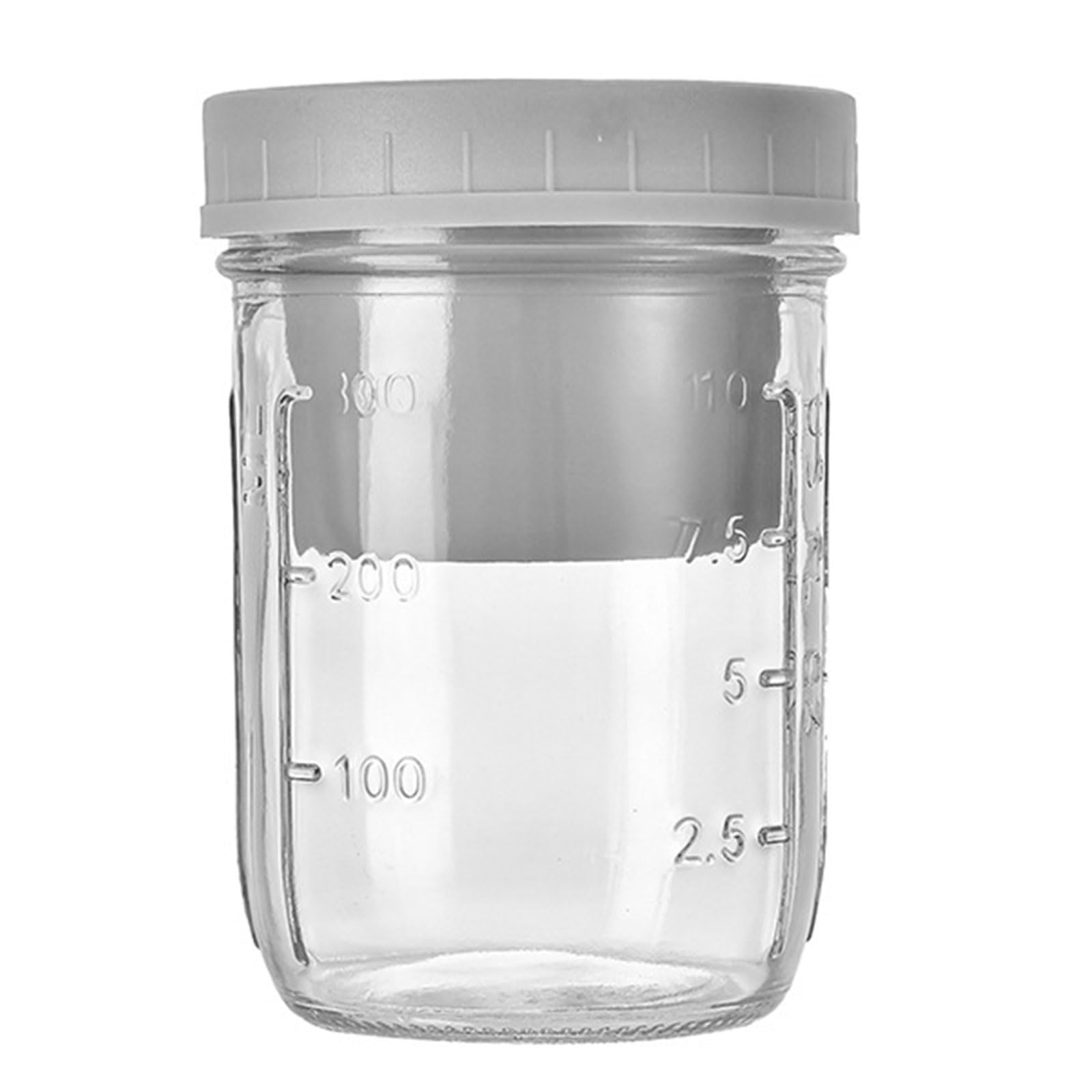 Glass Salad Storage Container Separate Sauce Cup Jar with Wet/Dry Separation Leakproof Pods Container for Lunch Glass