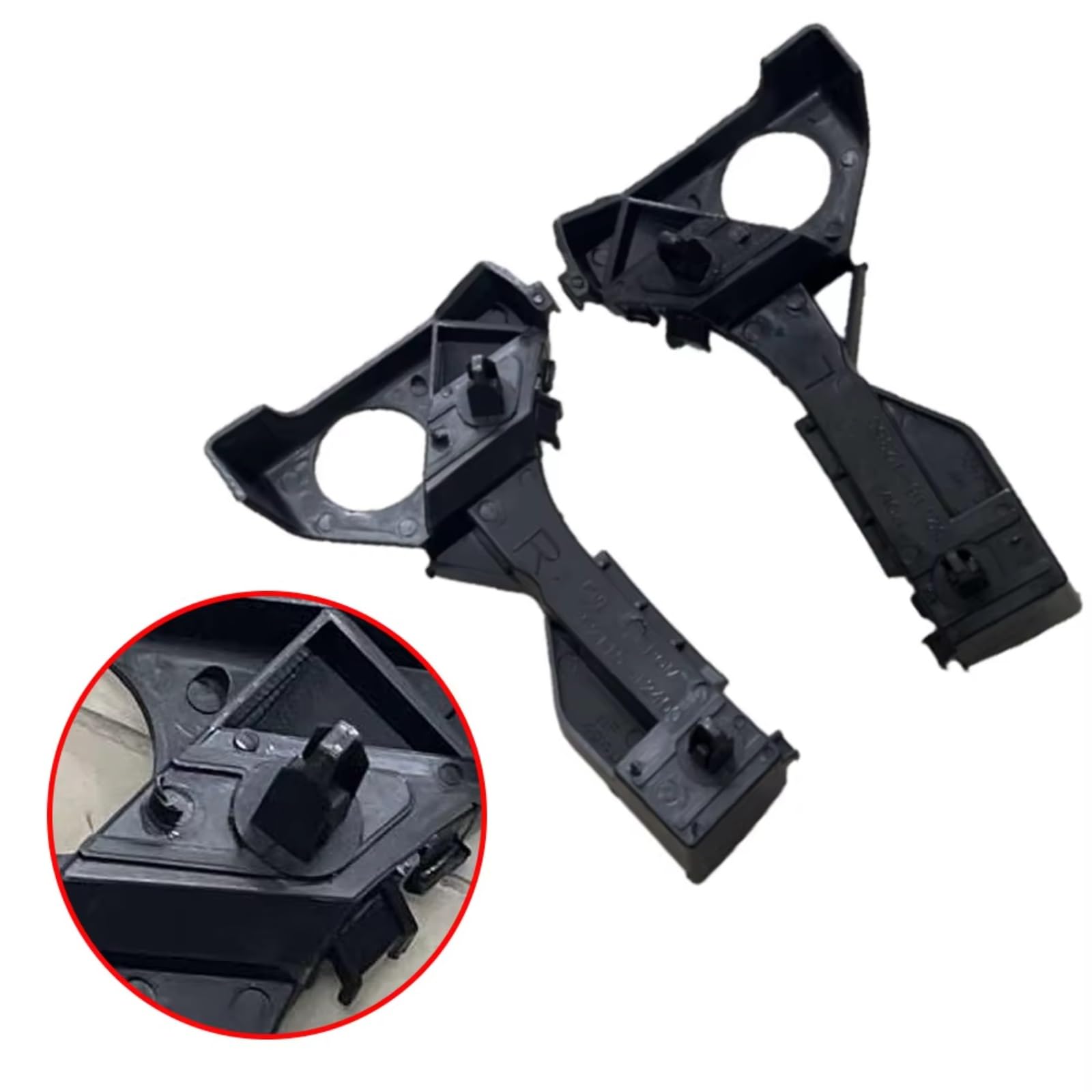 Compatible Con Toyota Para Matrix 2003 2004 2005 2006 2007 2008 Par Soportes De Montaje Parachoques Delantero Izquierdo Y Derecho 5211502070 Montaje del parachoques