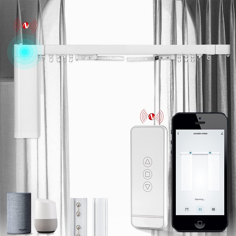 Buy MOES Smart WiFi Electric Motorized Splicing Curtain Tracks System
