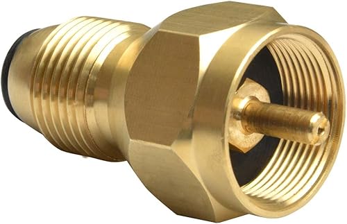 Onlyfire - Adaptador de repuesto de propano para tanque de 1 libra, acoplador de tanque de cilindro de gas LP para botella desechable desechable,