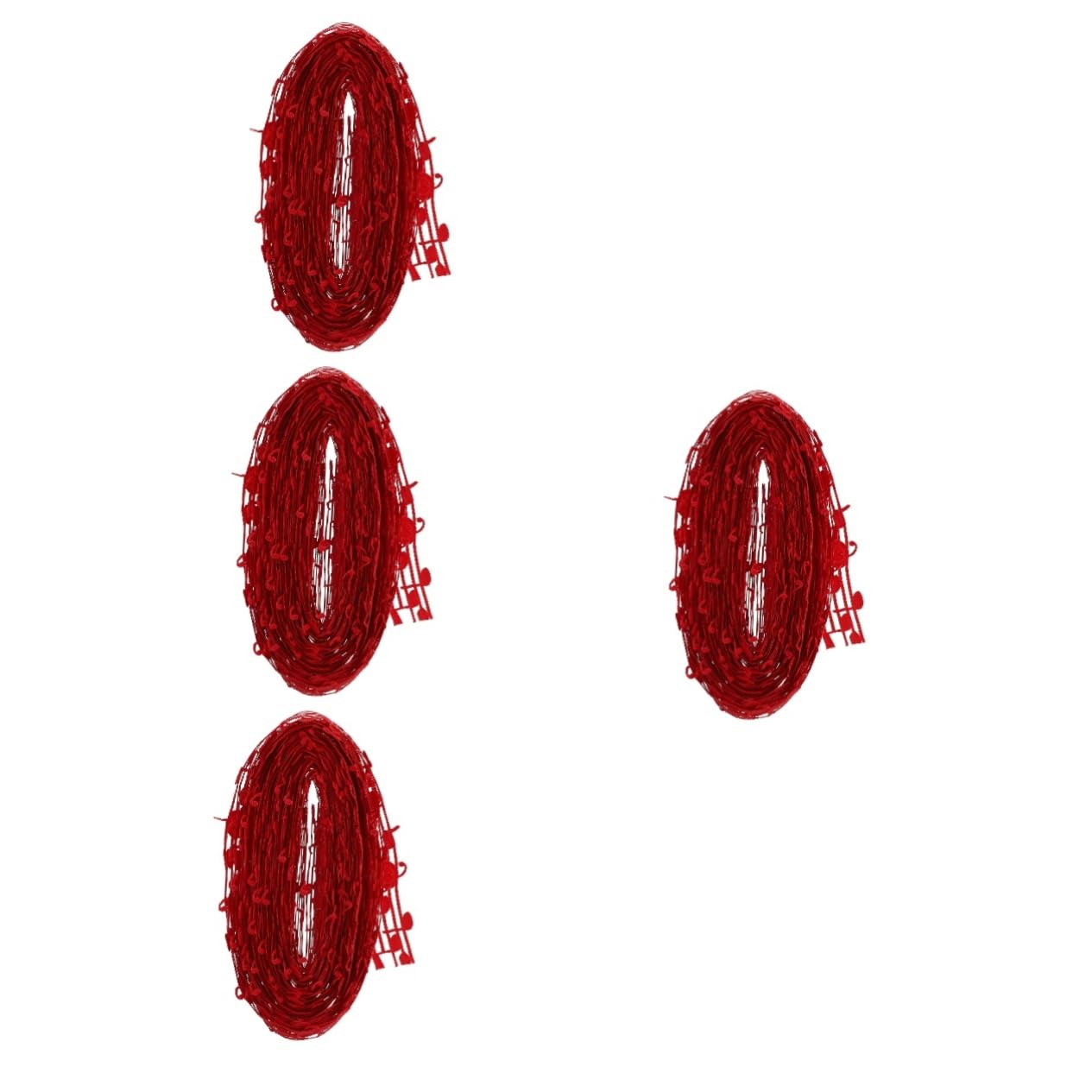 STOBOK 4stücke Musiknoten Satinband Yards Geschenkverpackung Haaraccessoires Festdekoration Robustes Material Für Kreative Bastelprojekte Für Feiern Besondere Anlässe