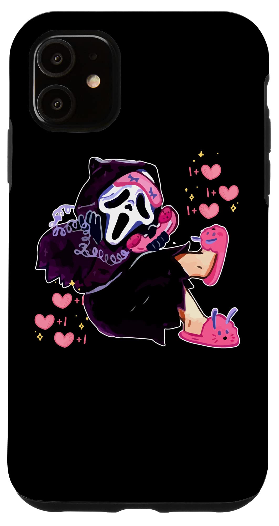 iPhone 11 Ghost Scream Calling Halloween Funny Face Case