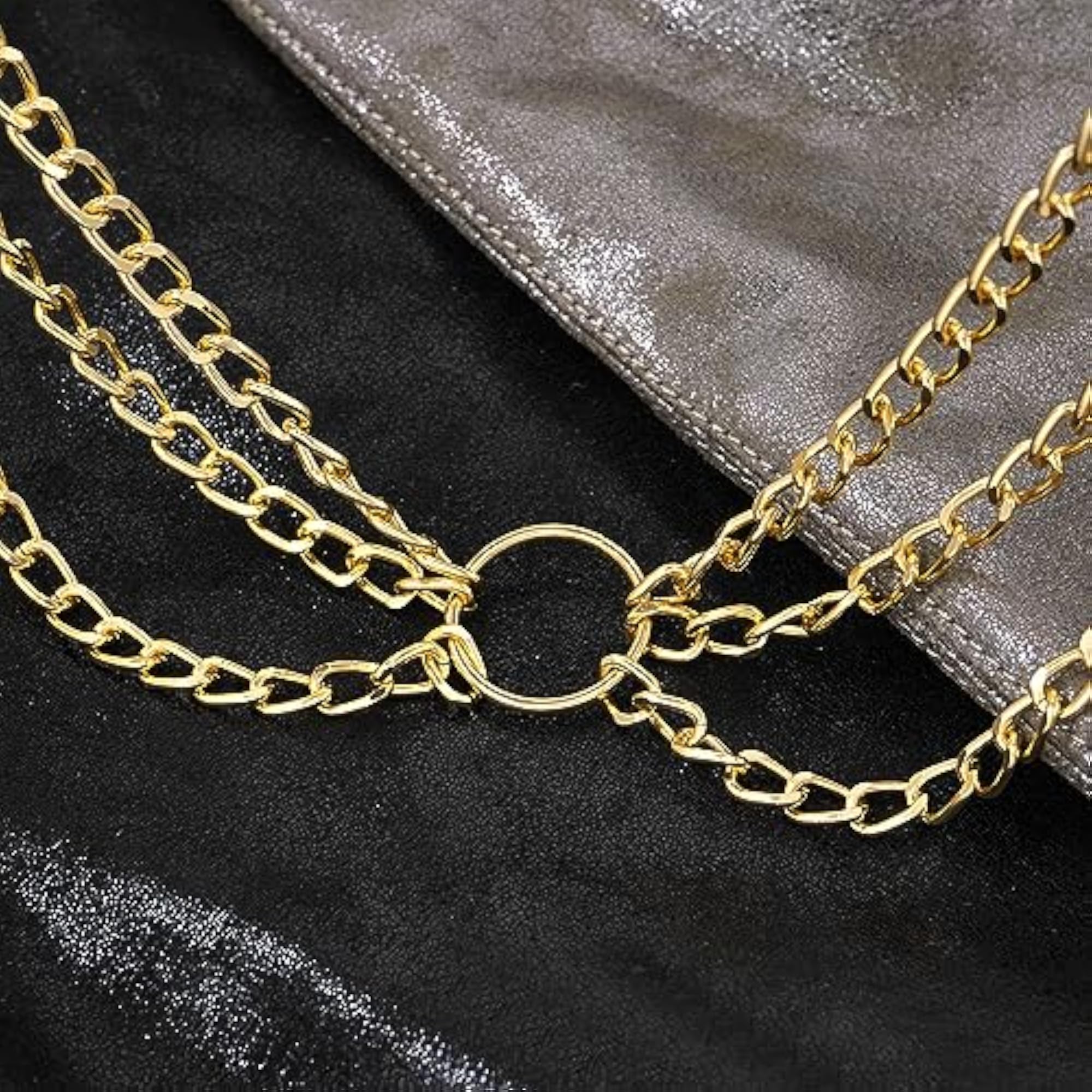 Adjustable Multi-Layer Waist Chain Belt for Women
