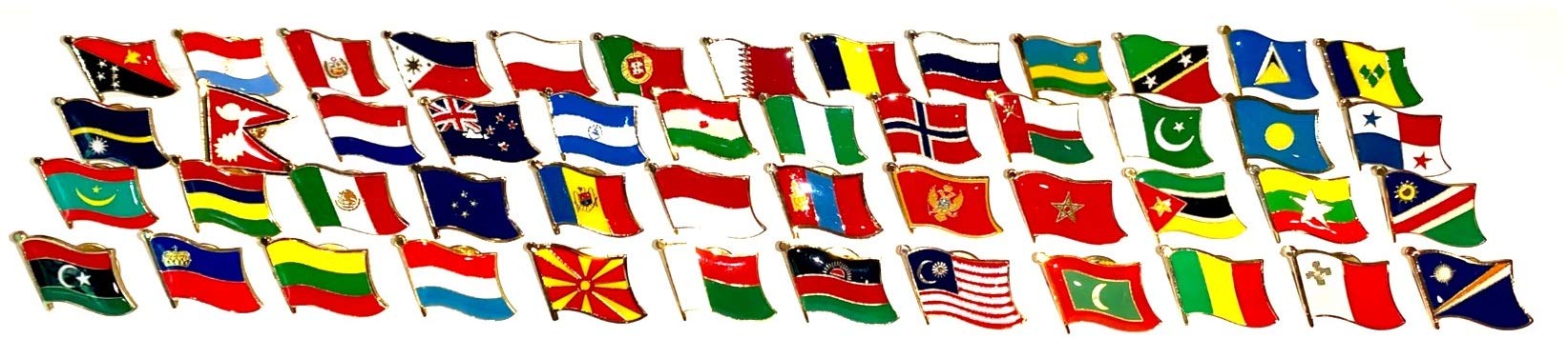 United Nations World Flag Pin Badge Set - United Nations Pin Set Contains 193 Pins, One Pin For Every International Country in The United Nations - Image 4