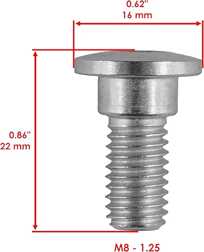 Miniatura 4 de Caltric Disco y buje de freno trasero compatible con Yamaha Raptor 700 700R YFM700 YFM700R 2006-2013