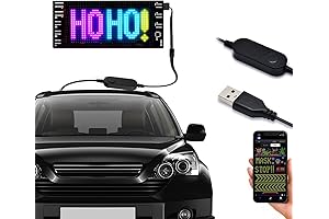 Cutting-Edge LED Car Window Display