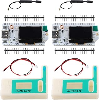 2 Sets 915MHZ ESP32 Lora V3 WiFi+BLE Development Board 0.96inch OLED Display ESP32-S3 Dual-core SX1262 Type-C Lora Kit for Arduino NodeMCU IoT