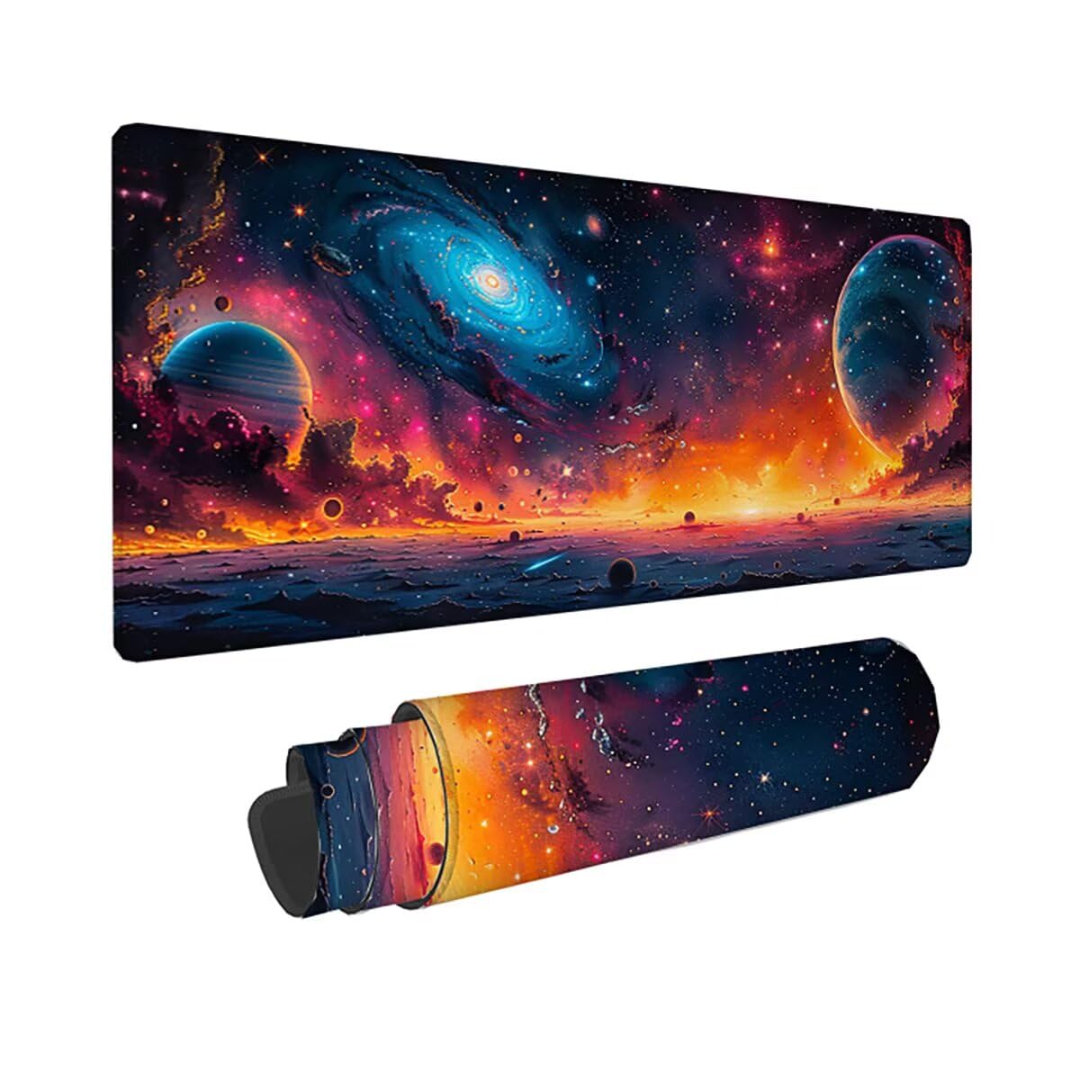 Tappetino per Mouse Gaming XXL 1200x600x3mm– Ufficio Mousepad Grande – Migliora la Velocità e la Precisione Tenuta Stabile Sottomano per Ufficio e Casa Accessori Scrivania Universo PjY13281 N-U